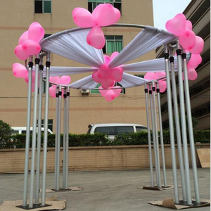 Quick install adjustable event backdrop <b>stand</b> modular <b>pipe</b> and drape kit - Product Image 6