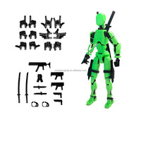 Juguete de Modelo Transformable para Niños, Figura de Acción de Robot, Modelo de Robot Transformable, Juego de Robots, Impresión 3D, Venta al por Mayor