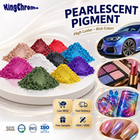 Pigmen Mutiara KingChroma, Bubuk Mika Mutiara Kelas Kosmetik, Cat Mobil, Eyeshadow, Seni Kuku, Tinta Kulit, Pelapis OEM