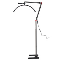 Lampe de beauté LED demi-lune en forme de U de 24 pouces pour salon, nail art, tatouage des sourcils et travaux de tatouage