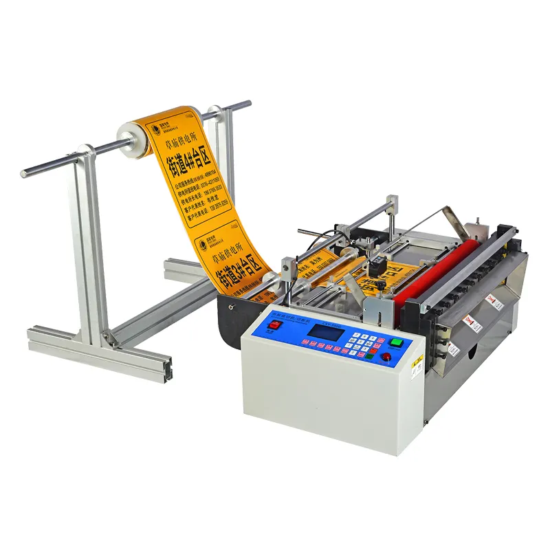 Fabriek Beste Automatische Machine Om Kleding Label Doek Label Snijmachine Prijs