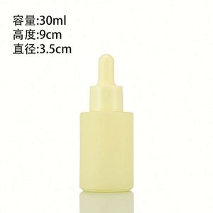 ขวดแก้วฝ้าสีสันสดใสขนาด 30 มล. พร้อมหัวหยดเซรั่มสีสันสดใส พิมพ์ลายสกรีน สำหรับเครื่องสำอางและน้ำมันหอมระเหย รุ่น Mairun 406 จากสหรัฐอเมริกา - Product Image 6