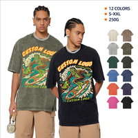Kaos Batik Oversize Unisex Vintage Washed Polos Lengan Pendek Streetwear