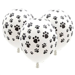 Vendita calda 12 pollici bianco <span class=keywords><strong>cane</strong></span> zampa palloncini in lattice cucciolo impronte mongolfiera <span class=keywords><strong>per</strong></span> la decorazione della festa di buon compleanno dell'animale domestico - Product Image 4