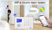 Systèmes d'alarme de sécurité domestique Wifi 4G Tuya, détecteur de signal, détecteur de gaz, sirène, capteur de mouvement, caméras de sécurité, kit d'alarmes personnelles