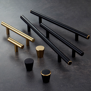 Tirador de Puerta de Armario de Aleación de Zinc, Moderno y Sencillo, Tirador de Cajón de Armario, Accesorios de Herraje Dorados de Lujo Ligero - Product Image 2