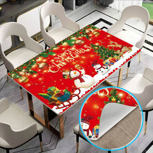 Mantel de Plástico Individual Clásico y Sencillo con Estampado Navideño para la Temporada Navideña - Product Image 6