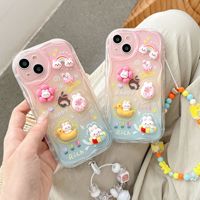 Coque de téléphone antichoc de luxe avec strass bleus, motif flocon de neige, électroplaquée, pour Pro Max 16/15/14/13/12/11, avec bande de maintien pour téléphone