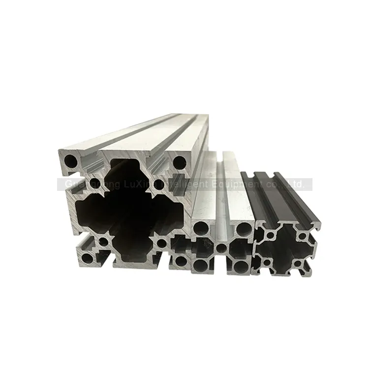 Mecanizado CNC de carcasa de extrusión de perfil de aluminio anodizado de alta calidad en la sección de tubería Linue