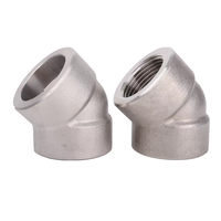 HENGYANG Usine d'origine Raccords de tuyauterie coudés forgés à souder par emboîtement à 90 degrés en acier inoxydable 304 haute pression de 1/8 à 4 pouces