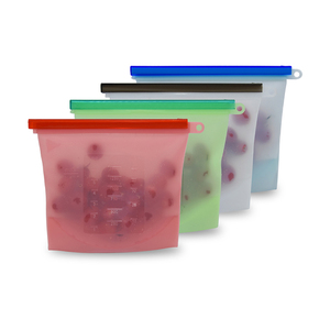 500ML <strong>Food</strong> Grade Leakproof <strong>Silicone</strong> <strong>Food</strong> Storage <strong>Bag</strong> Reusable Sandwich <strong>Food</strong> <strong>Bags</strong> - Product Image 5
