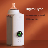 Sac chauffe-biberon USB, housse isolante à thermostat intelligent, chauffe-lait portable universel pour les voyages, la voiture et la poussette