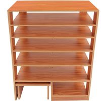 Amazon Top 3 Tier angepasst Tragbar ohne Montage Faltbare Designs erstaunliche lebende Holz Bambus Panel Schuh regale für zu Hause