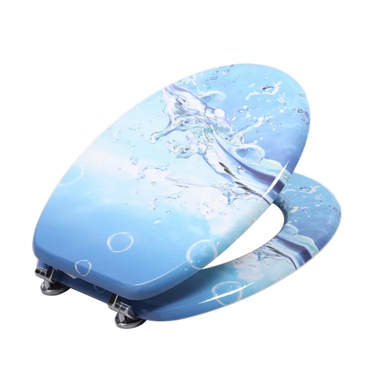 Bofan de madera moldeada UV agua handicap clásico mejor barato hermoso y alargada asientos de inodoro