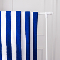 Hotel Grade Spa Quality 100% Cotton Fluffy Bath Towel Stripe Oversized Ultra Soft Absorbent