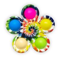 Juguete Sensorial Antiestrés de Plástico Pop It, Spinner de Burbujas para Dedos, Almohadilla Simple para Manos