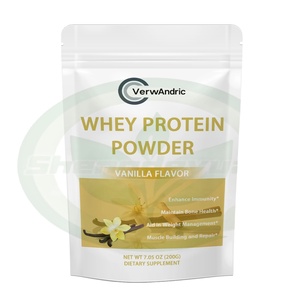 OEM自社ブランド6 in <span class=keywords><strong>1</strong></span>ホエイプロテインアイソレート粉末バニラフレーヴァーサプリメント大人の骨と筋肉の健康サポート - Product Image 1