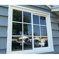 Fenêtre coulissante en PVC/UPVC moderne NUOXIN, résistante au vent, avec un design dernier cri