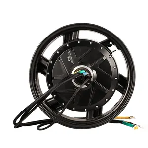 YMMOTOR 17英寸15000w 150kmh无刷直流轮毂电机电动摩托车电机