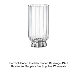 แก้วเครื่องดื่มฟลอเรียน 43 ซล. สูง 14.1 ซม. เส้นผ่านศูนย์กลาง 7.3 ซม. ยี่ห้อ Bormioli Rocco - Product Image 2