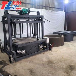 Machine verticale de fabrication de tuyaux en <span class=keywords><strong>béton</strong></span>, machine à anneaux de puits à vendre - Product Image 2