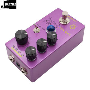 Jingying 2025 Vente en gros d'usine Série M <span class=keywords><strong>MAD</strong></span> <span class=keywords><strong>COW</strong></span> Distortion Guitare électrique Pédale d'effet basse Pièces et accessoires de guitare - Product Image 5