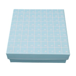 Boîte de cryopréervation Hisamori à 81 compartiments avec couvercle pour le stockage d'échantillons - Product Image 4