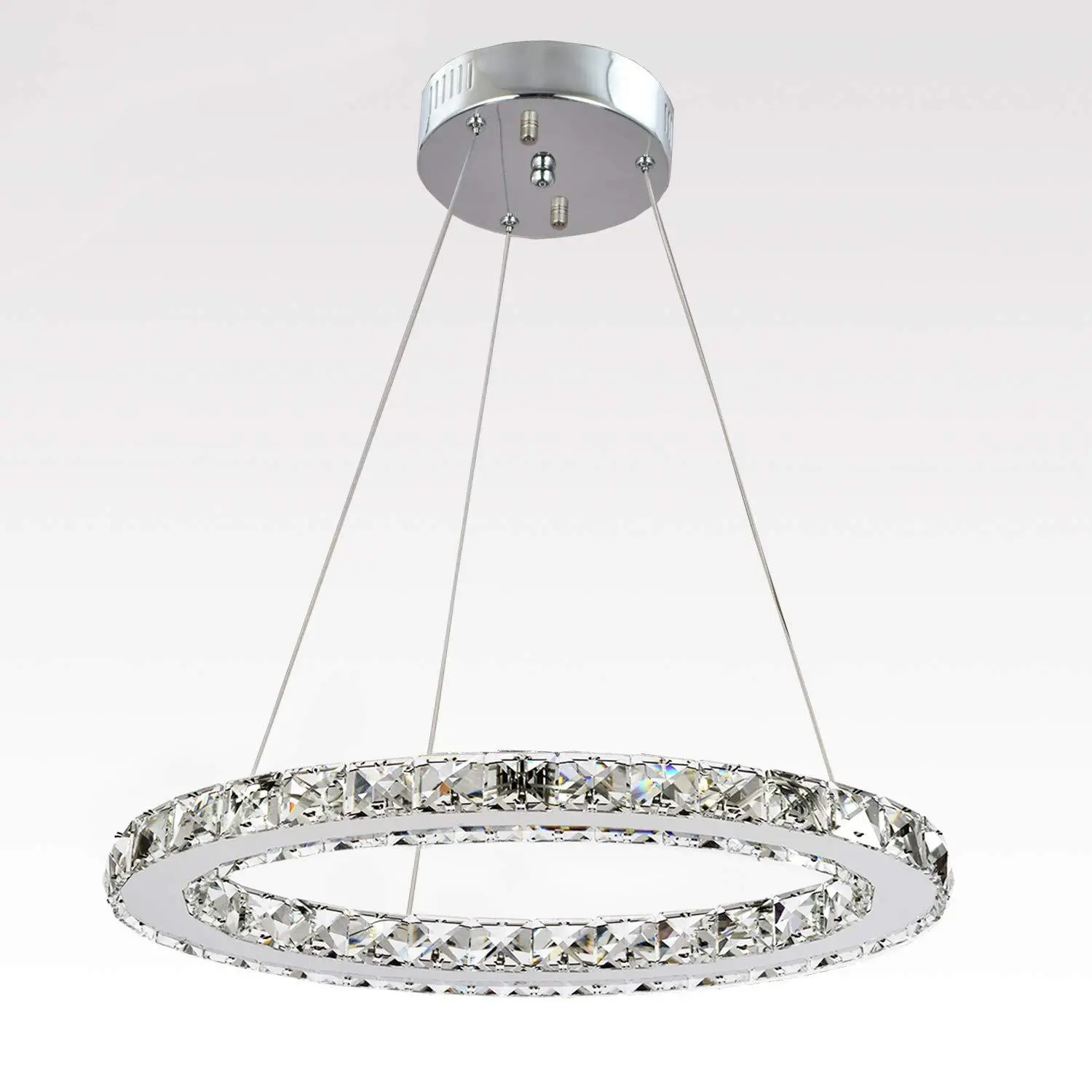 Bedroom pendant lamp with switcher on the body postmodern minimalist light crystal chandeliers