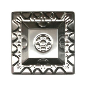 Chenyang Embossé Européen Acier Inoxydable 304 Durable Vis d'Accessoires de Porte Couvercle Supérieur Carré Moderne Pyramide Football Star - Product Image 1