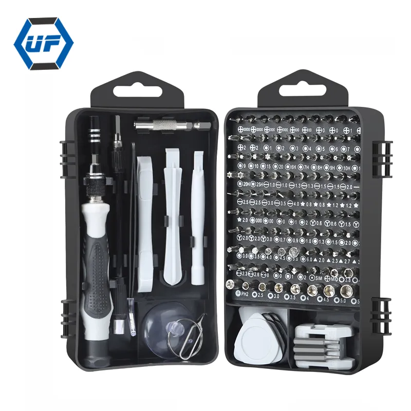 122 in 1 Computer, Tablet Handy Reparatur Tool Kit Profession eller Magnet treiber Schrauben drehers atz