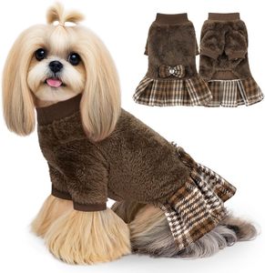 Suéter de Invierno para Mascotas, Color Rosa Marrón, 100% Algodón, Lujoso y Bonito, Disfraz para Perros - Product Image 4