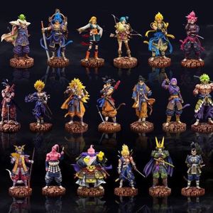 21cm Dragon Z Anime Ball Samuray Goku Broly Super Saiyan Action Figure PVC Collection Model Doll Kids <b>Toy</b> Gift Wholesale - Product Image 6
