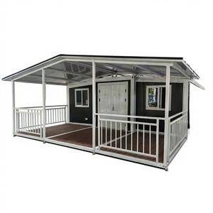 Bâtiment de bureau contemporain de luxe en acier, structure de conteneur de 20 pieds et 40 pieds, imperméable, écologique, préfabriqué, prêt à l'emploi - Product Image 1