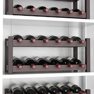 Casier à vin moderne Porte-bouteille de stockage de vin à 2 couches Porte-bouteille en bois de bambou Support écologique Support organisateur pour la maison - Product Image 6