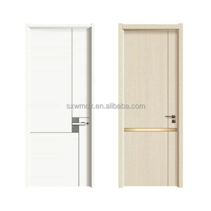 2025 nouveauté sculpté Design portes intérieures en bois portes de cave à <span class=keywords><strong>vin</strong></span> en bois avec porte d'armoires de cuisine en PVC pour la maison Villa maison - Product Image 2