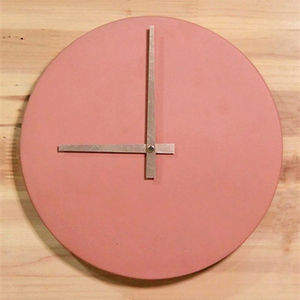 <span class=keywords><strong>Horloge</strong></span> murale en ciment rose de conception Simple <span class=keywords><strong>horloge</strong></span> murale en béton <span class=keywords><strong>rouge</strong></span> Antique - Product Image 2