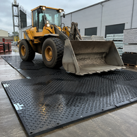 Tapis de protection robustes 4x8 pour mini-excavatrices et engins lourds, pour accès temporaire sur boue, marais, terrains accidentés et gazon