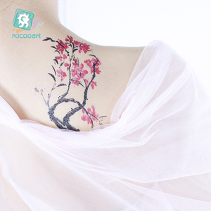 Conceptions de <span class=keywords><strong>tatouage</strong></span> imperméables avec beauté <span class=keywords><strong>fleur</strong></span> de cerisier corps mains <span class=keywords><strong>poignet</strong></span> décoration filles Sakura temporaire femme <span class=keywords><strong>tatouage</strong></span> autocollant - Product Image 4