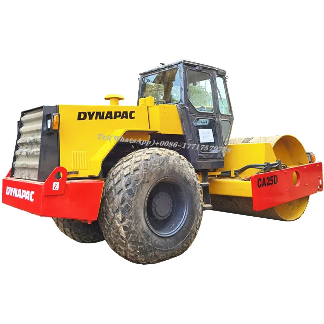 Used good condition DYNAPAC Road Roller CA25D Used Vibratory Compactor Dynapac CA25 CA30 CA251 D in cheap price for hot sale