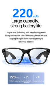 Gafas inteligentes Obaolay 2025 <span class=keywords><strong>con</strong></span> cámara <span class=keywords><strong>Chat</strong></span> GPT música conexión WiFi AI traducir gafas de cámara inteligente para hombres y <span class=keywords><strong>mujeres</strong></span> - Product Image 2