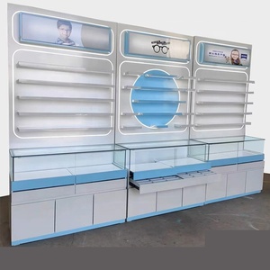 Nhà Máy Giá 2.2 Mét Kính Mắt Hiển Thị Đứng Tủ Giá Kệ Với Đèn LED Ánh Sáng Cho Kính Cửa Hàng Chuỗi Cửa Hàng - Product Image 4