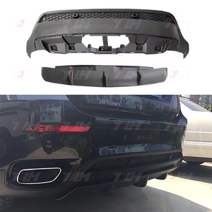 MP estilo labio trasero para Bmw X6 E71 difusor trasero actualización a M rendimiento estilo coche labio trasero difusor Spoiler 2008-2014 año - Product Image 1