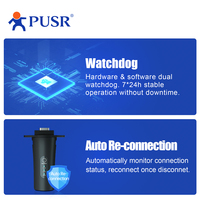 PUSR WiFi Solar Data Stick con Conector DB9, Plug-and-Play, IP65 Impermeable, Inversor Solar, Protocolo TCP/UDP/HTTP, USR-S100-WA12