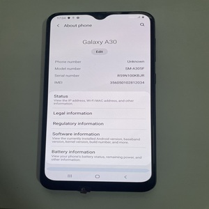 ใช้ Sumsung <span class=keywords><strong>Galaxy</strong></span> A30 พร้อมการเชื่อมต่อโทรศัพท์มือถือ GSM และ LTE รวม CDMA - Product Image 6