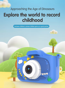 <strong>X13S</strong> Kids Mini 1080P Full HD Digital Camera with Dual Lens Adorable Dinosaur Cartoon Selfie Toy CMOS Imaging Sensor for Children - Product Image 6