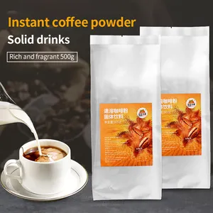 Wholesale 500g Instant Coffee Powder Instant Chinese Coffee Powder Bag Commercial Milk Tea Coffee