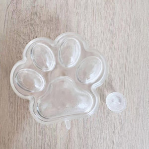 DIY Clear Cat Paw TPR Hollow Transparent Ball Stress Relief Squeeze Toy Decompression Mold Fun Gift for Kids and Adults - Product Image 5