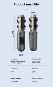 <span class=keywords><strong>Brosse</strong></span> lissante élégante au design moderne et raffiné, idéale <span class=keywords><strong>pour</strong></span> les coiffeuses et les sacs de voyage - Product Image 5