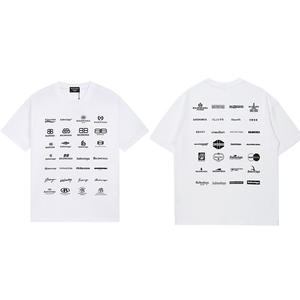 T-shirt da uomo <span class=keywords><strong>Balen</strong></span> 2026 OEM in maglia a tinta unita, stile atletico, leggera, traspirante, girocollo, manica corta, con logo stampato, MOQ basso - Product Image 5