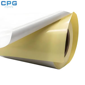 Bulk OEM Custom Kraft <b>Sticker</b> Paper Jumbo Roll 80gsm Matte Printable Self Adhesive Paper <b>Label</b> Paper Sheets - Product Image 1